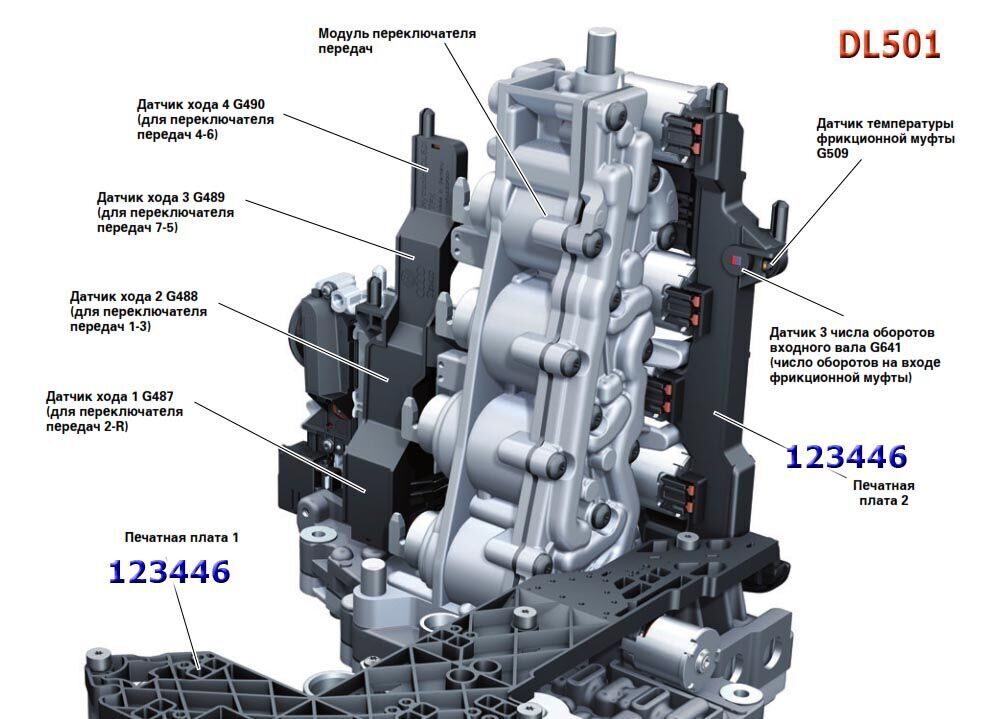 Dl501 мехатроник схема